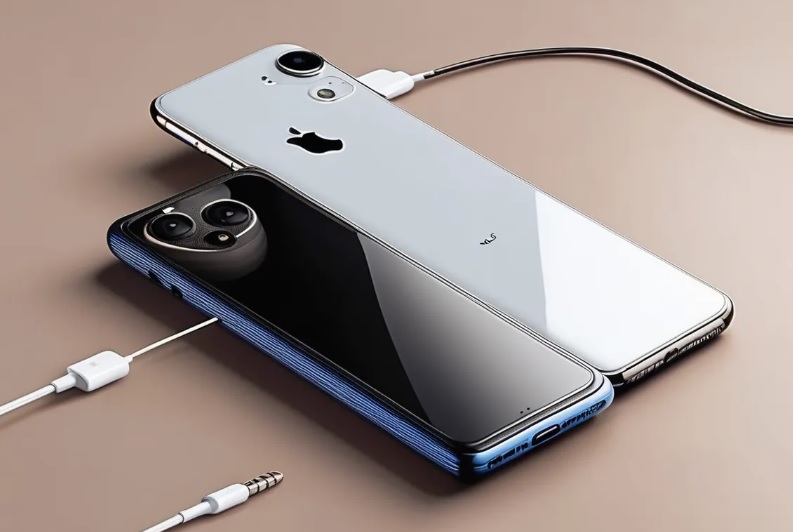 why is the unplugged phone look like a iphone