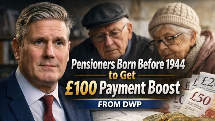 State pensioners born before 1944 to receive £100 payment boost from DWP