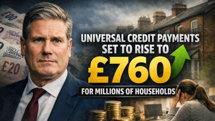 Universal Credit Payments Set to Rise to £760 for Millions of Households